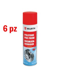 WURTH spray pulitore per freni (6 pz) - pulitore freni frizioni componenti meccanici