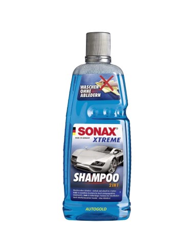 SONAX XTREME Shampoo professionale auto 2 in 1 (1 Lt) - asciugatura facile 215300