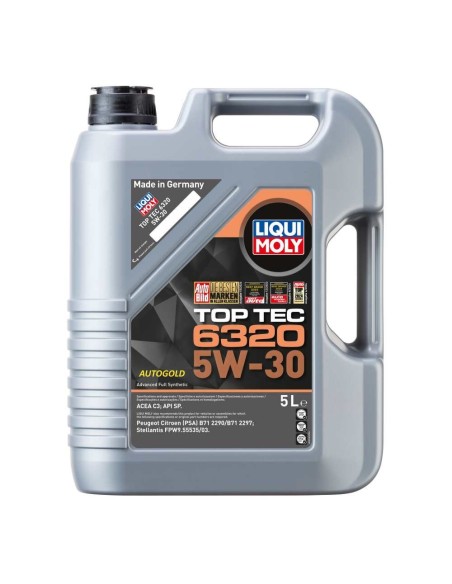 LIQUI MOLY 5W-30 Top Tec 6320 (5 Lt) - olio motore Stellantis 5W30