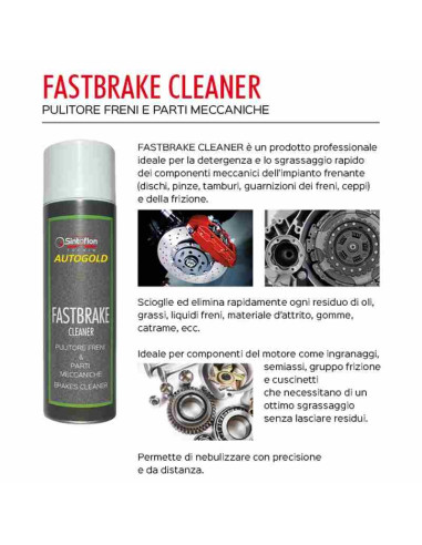 SINTOFLON Fastbrake Cleaner (12 pz) - spray pulitore freni e frizioni auto moto