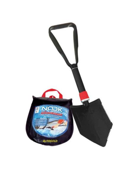 NOOK pala emergenza neve sabbia - compatta portatile richiudibile