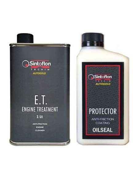 SINTOFLON KIT - ET (1 Lt) + Protector Oilseal (1 Lt) - per motori usurati
