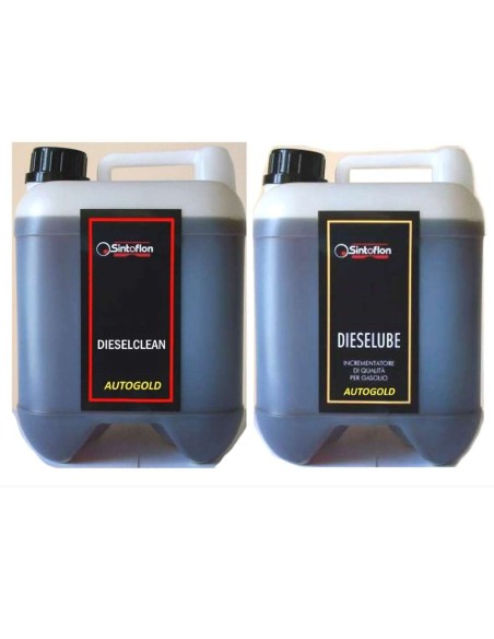 SINTOFLON KIT - Dieselclean (5 Lt) + Dieselube (5 Lt) - additivi diesel