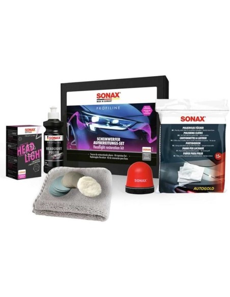 SONAX Profiline 405641 kit restauro professionale fari opacizzati - Headlight Restoration Kit