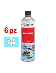 WURTH Antigelo Diesel Truck (6 pz) - additivo anticongelante gasolio per camion autobus mezzi pesanti