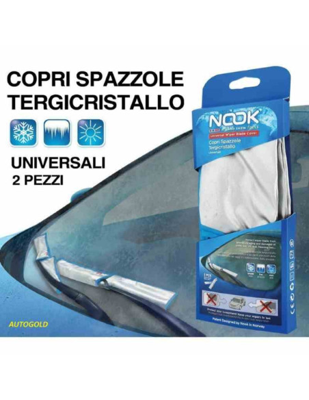 NOOK copertura (2 pz) Antigelo antineve per Spazzole Tergicristallo
