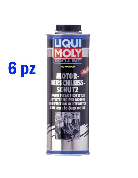 LIQUI MOLY 5197 Pro Line (6 pz) - Additivo MoS2 antiattrito olio Motore 1 Lt