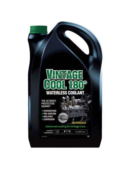 HAWK Vintage Cool 180 (5 Lt) - liquido antigelo radiatore senza'acqua per auto d'epoca pre 1950