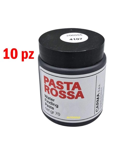 PASTA ROSSA (10 pz) - rilevatore H2O acqua nei serbatoi diesel benzina kerosene