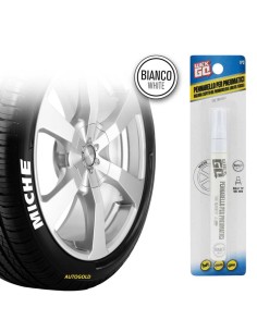 PENNARELLO BIANCO per colorazione pneumatici gomme auto moto fuoristrada 2