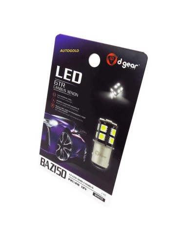 LAMPADINA P21/4W BAZ15D LED White - lampada fanale posteriore