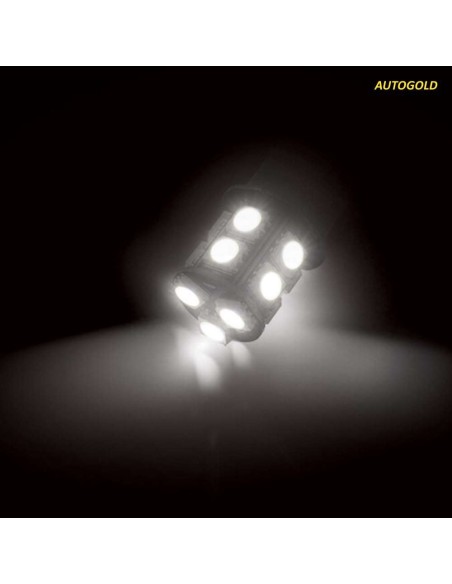 LAMPADINA P21/4W BAZ15D LED White - lampada fanale posteriore