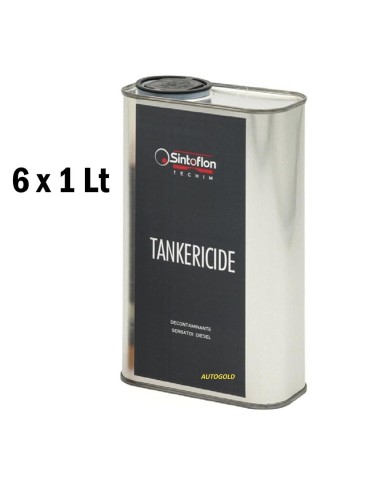 SINTOFLON Tankericide (6 x 1 Lt) - additivo diesel biocida sterilizzante stabilizzante decontaminante serbatoi gasolio