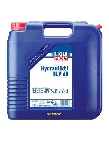 LIQUI MOLY 1113 HLP 68 olio idraulico alte prestazioni (20 Lt)