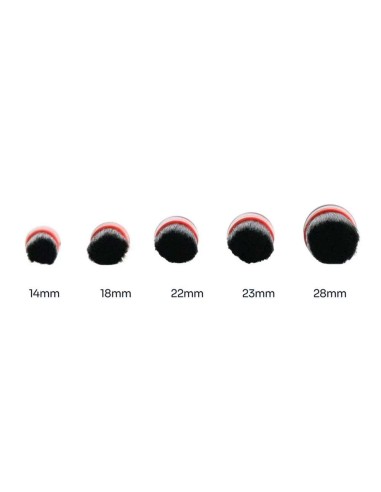 KIT 5 pennelli detailing - set professionale interni esterni