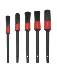 KIT 5 pennelli detailing - set professionale interni esterni
