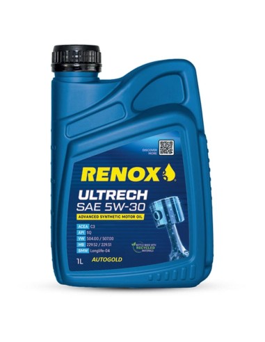 RENOX Ultrech 5W-30 - olio motore Audi Bmw Vw Porsche Mercedes API SQ 5W30