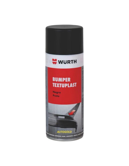 WURTH Textuplast nero - vernice texturizzata per restauro paraurti, cruscotto, plastiche esterne ed interne - NERA