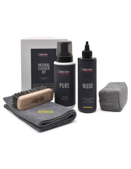 SINTOFLON Natural Leather Kit - kit cura interni in PELLE NATURALE