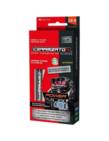 CERAMIZATOR CS-B additivo antiattrito ceramico ultra concentrato per olio motore - motori BENZINA