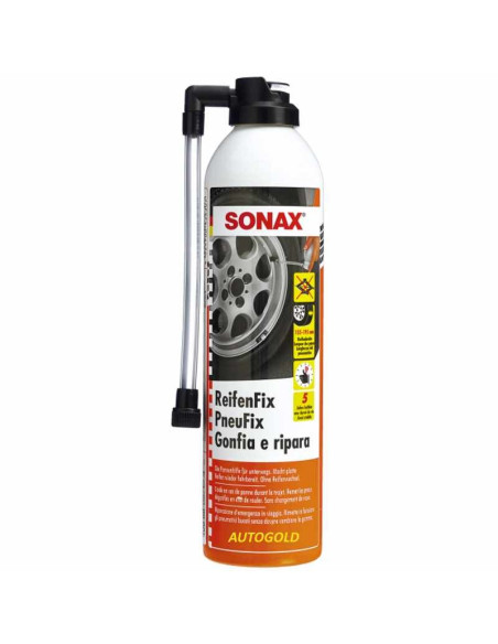 SONAX Gonfia e Ripara - spray riparazione pneumatici forati gomme 432300