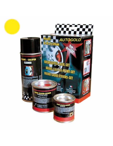 KIT VERNICE GIALLA per pinze freno - verniciatura professionale