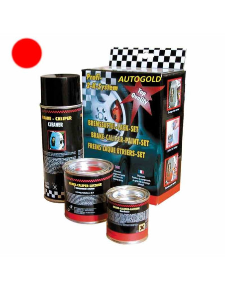 KIT VERNICE ROSSA per pinze freno - verniciatura professionale