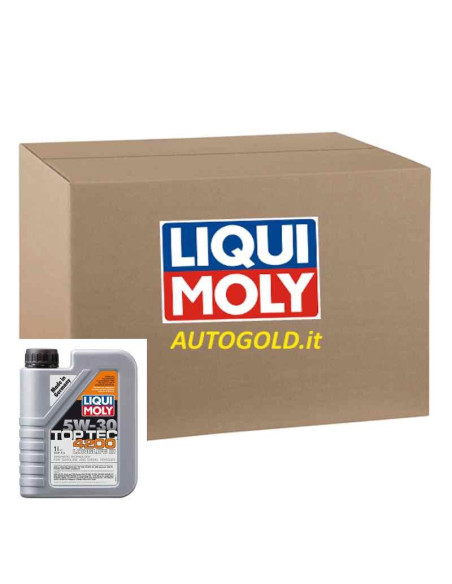 LIQUI MOLY 5W-30 Top Tec 4200 (12 x 1 lt) New Generation - Olio 5W30 longlife III - Audi VW BMW