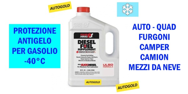 COME IMPEDIRE IL CONGELAMENTO DEL GASOLIO: ADDITIVO POWER SERVICE DIESEL FUEL SUPPLEMENT 