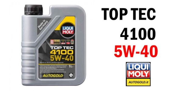 LIQUI MOLY TOP TEC 4100: parliamo di questo moderno olio motore 5W-40 