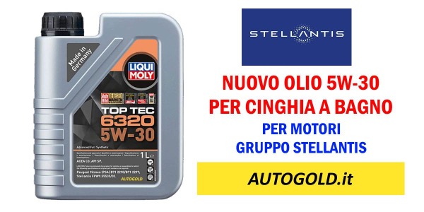 UN NUOVO OLIO PER MOTORI DEL GRUPPO STELLANTIS CON CINGHIA A BAGNO